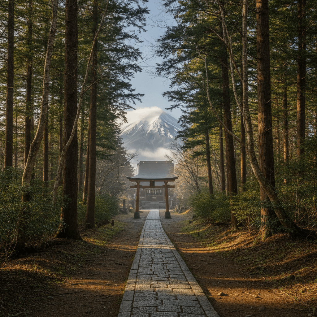 富士山二合目 神社 アクセス完全ガイド:最古の浅間神社への道