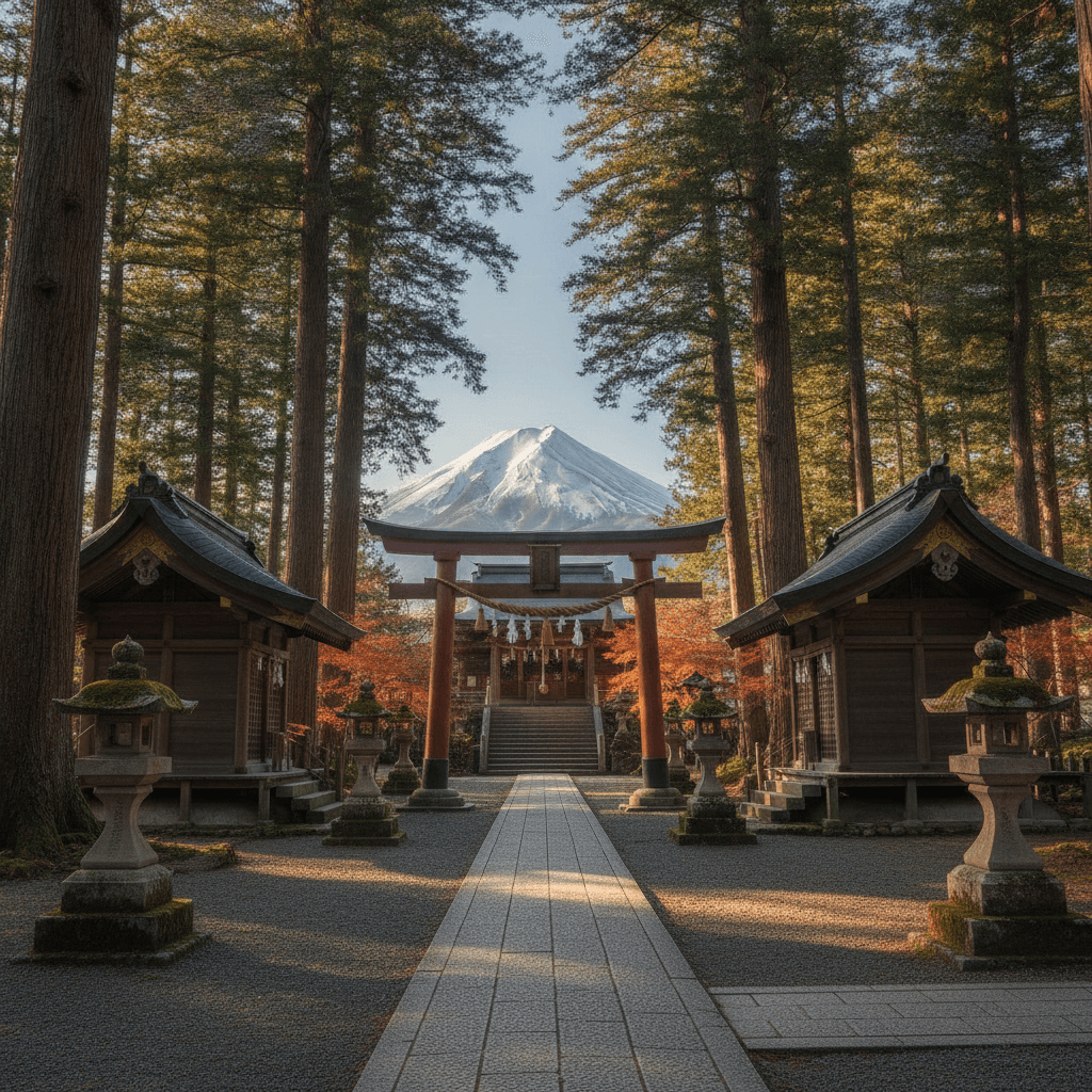 山梨県内の浅間神社完全ガイド:場所と信仰の歴史、富士御室浅間神社との繋がり
