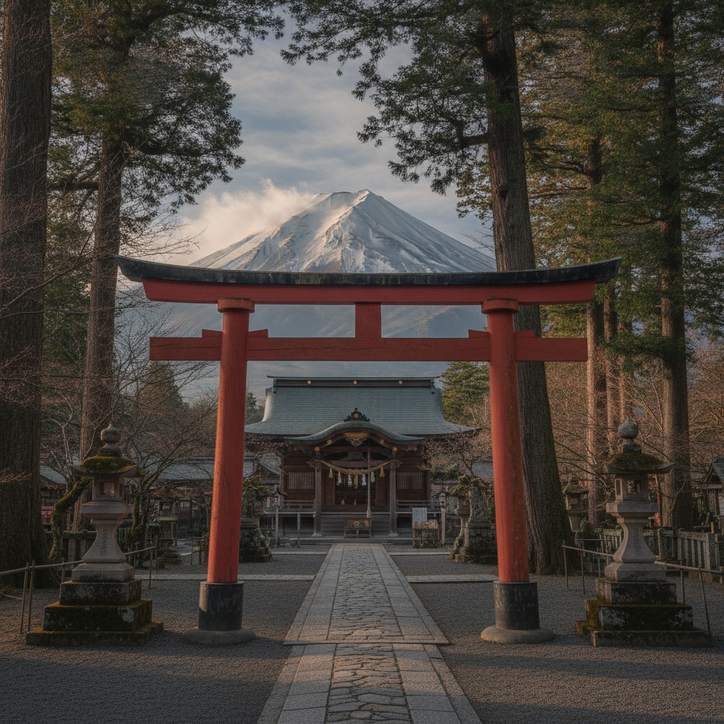 富士御室浅間神社 見どころ 歴史:武田信玄が拓いた信仰の軌跡