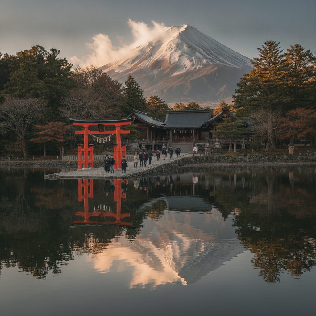 河口湖 御朱印 神社 まとめ：富士山信仰と歴史を巡る旅 
