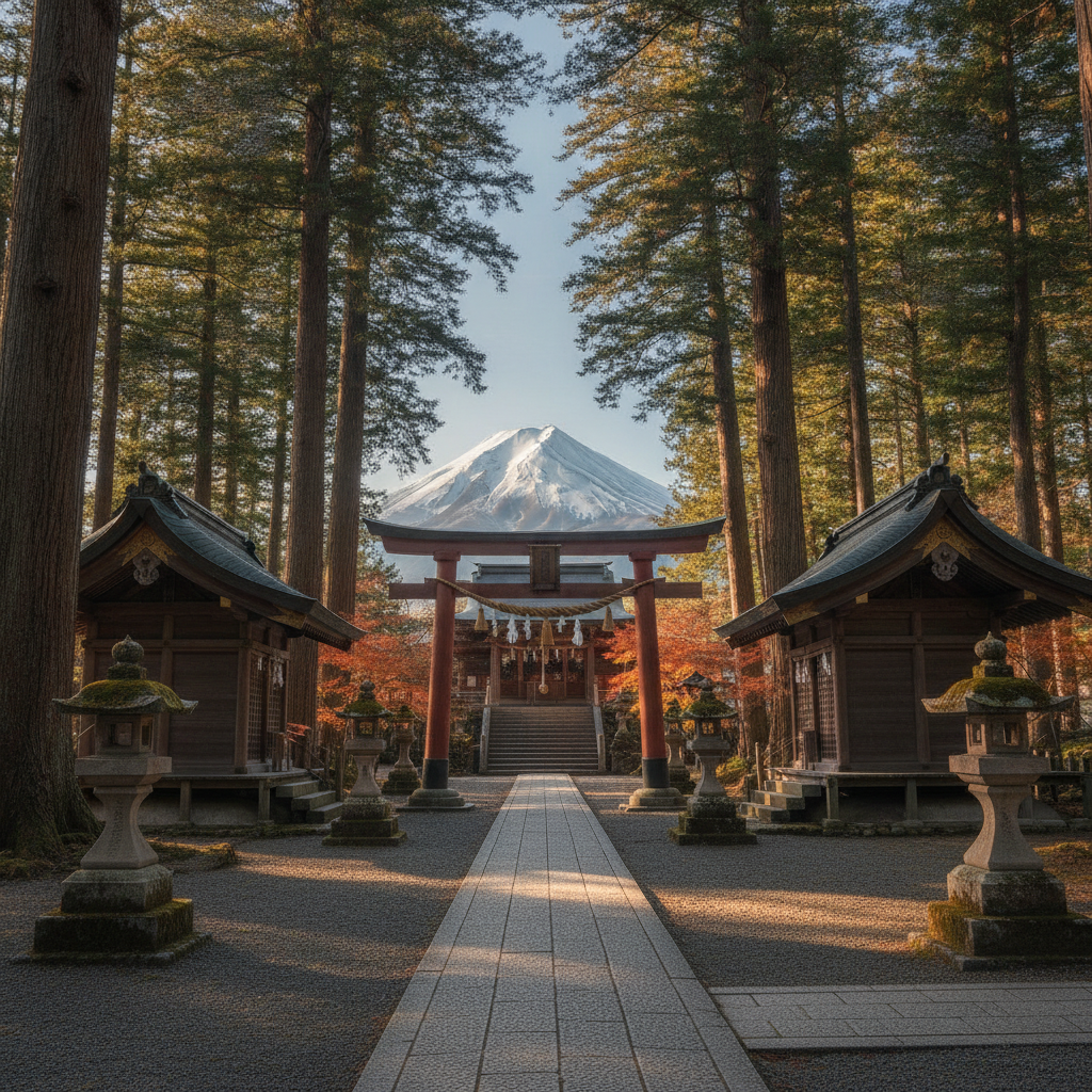 山梨 浅間神社 一覧 場所：場所と信仰の歴史、富士御室浅間神社との繋がり